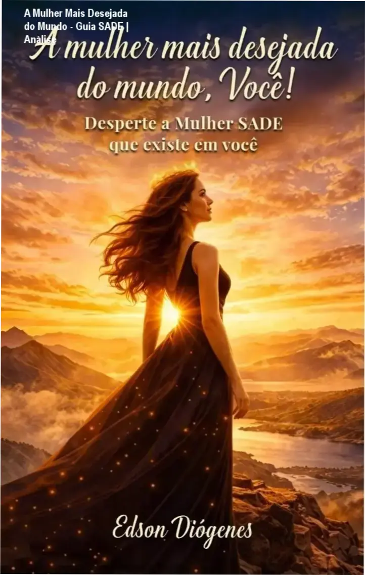 Capa do ebook A Mulher Mais Desejada do Mundo focado no despertar da mulher SADE