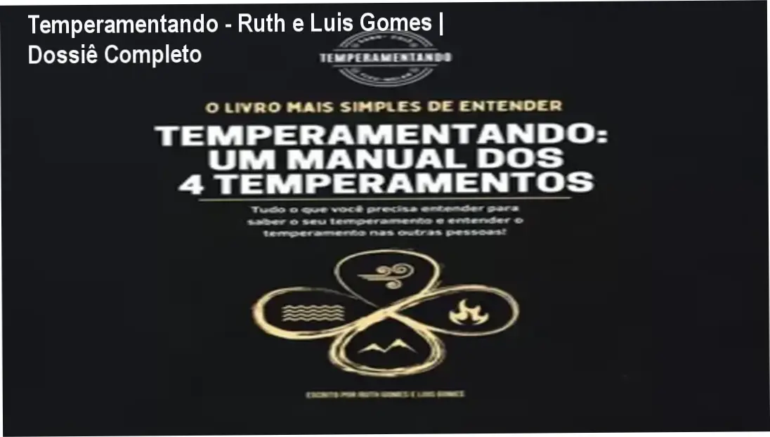 Capa do e-book Temperamentando de Ruth e Luis Gomes sobre os quatro temperamentos humanos