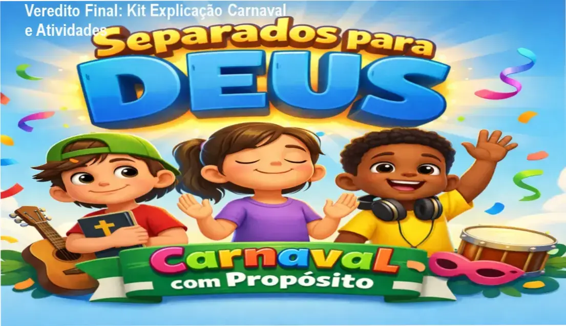 Veredito Final: Kit Explicação Carnaval e Atividades 1 Kit Explicação Carnaval e Atividades de Mariana Arz: visão interna dos materiais pedagógicos
