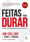 Capa do livro Feitas para Durar de Jim Collins e Jerry Porras sobre longevidade empresarial