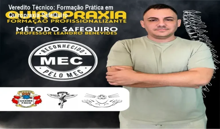 Veredito Técnico: Formação Prática em Quiropraxia SafeQuiro 3 Método SafeQuiro de Leandro Benevides: bastidores e funcionamento da plataforma