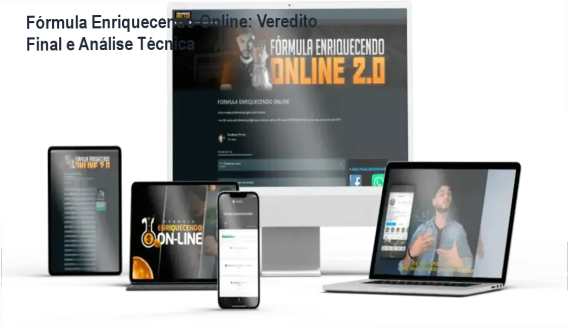 Fórmula Enriquecendo Online: Veredito Final e Análise Técnica 1 Fórmula Enriquecendo Online de Tondimas Tôrres: bastidores e funcionamento do Método T.O.M