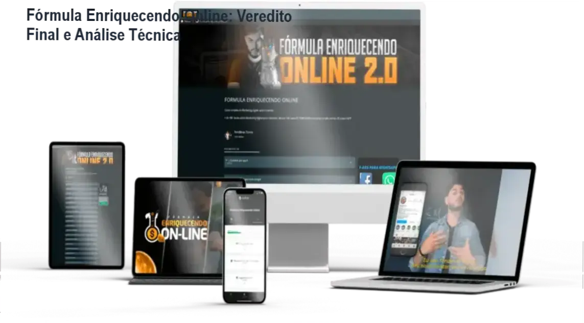 Fórmula Enriquecendo Online: Veredito Final e Análise Técnica 1 Fórmula Enriquecendo Online de Tondimas Tôrres: visão interna do Método T.O.M e funcionamento