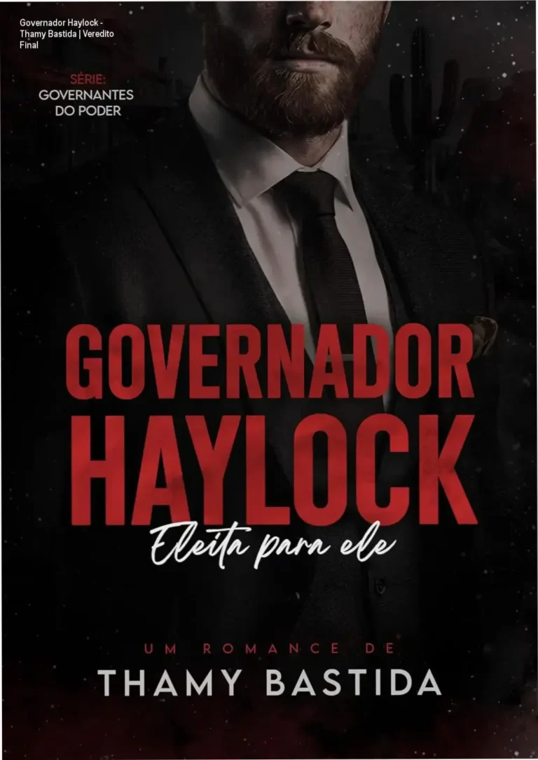 Governador Haylock - Thamy Bastida | Veredito Final 8 Capa do eBook Governador Haylock de Thamy Bastida destacando o gênero romance proibido