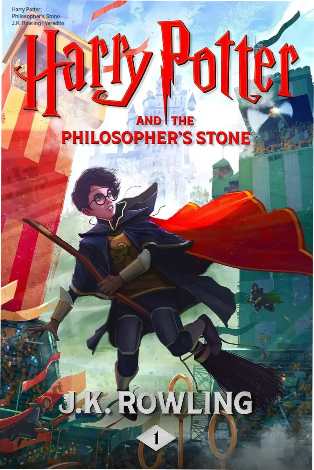 Capa do ebook Harry Potter and the Philosopher's Stone edição em inglês para Kindle