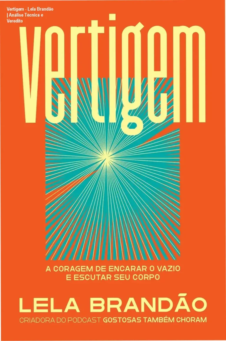 Vertigem - Lela Brandão | Análise Técnica e Veredito 4 Capa do livro Vertigem de Lela Brandão focada em reconexão corporal