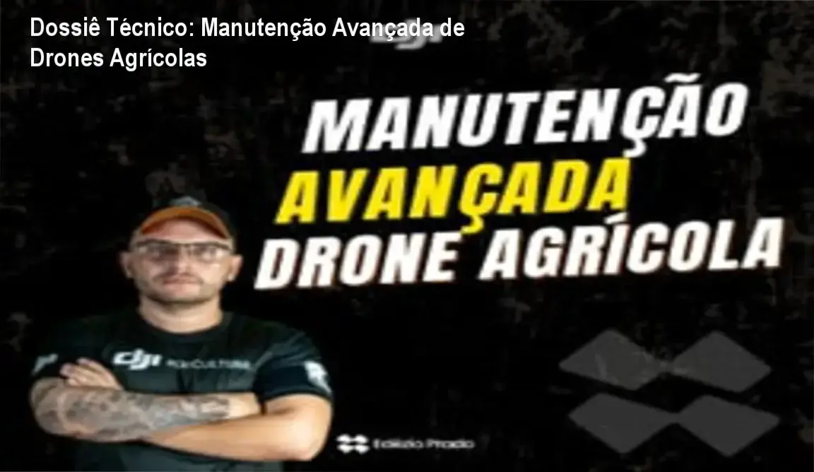Curso de Manutenção Avançada de Drones Agrícolas mostrando bastidores de reparo em placas eletrônicas