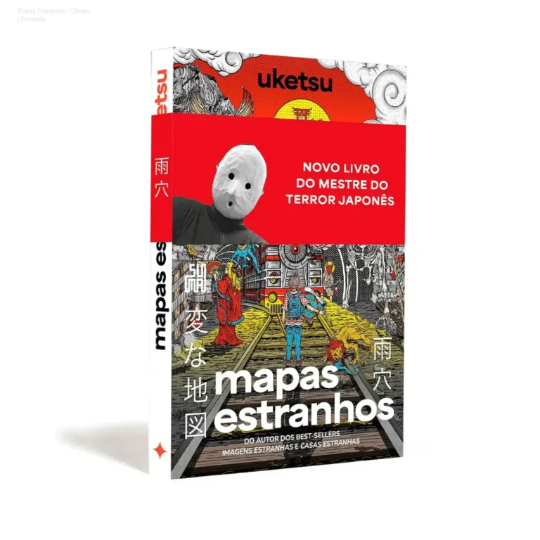 Mapas Estranhos - Uketsu | Resenha 8 Capa do livro Mapas Estranhos de Uketsu em formato de ebook com destaque para o desenho do mapa misterioso
