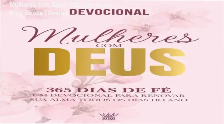 Capa do livro devocional Mulheres com Deus 365 Dias de Fé para mulheres