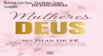 Capa do livro devocional Mulheres Com Deus - 365 Dias De Fé da editora King Books com design floral delicado
