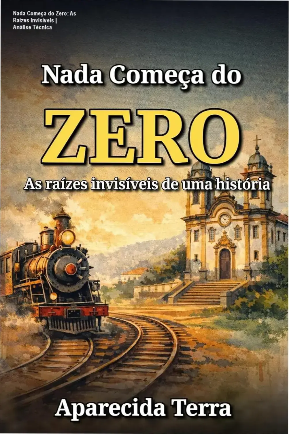 Capa do ebook Nada Começa do Zero apresentando a análise das raízes invisíveis de uma história