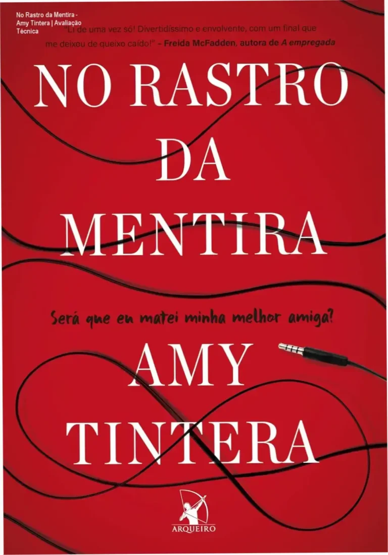No Rastro da Mentira - Amy Tintera | Avaliação Técnica 15 Capa do livro No Rastro da Mentira de Amy Tintera em formato digital