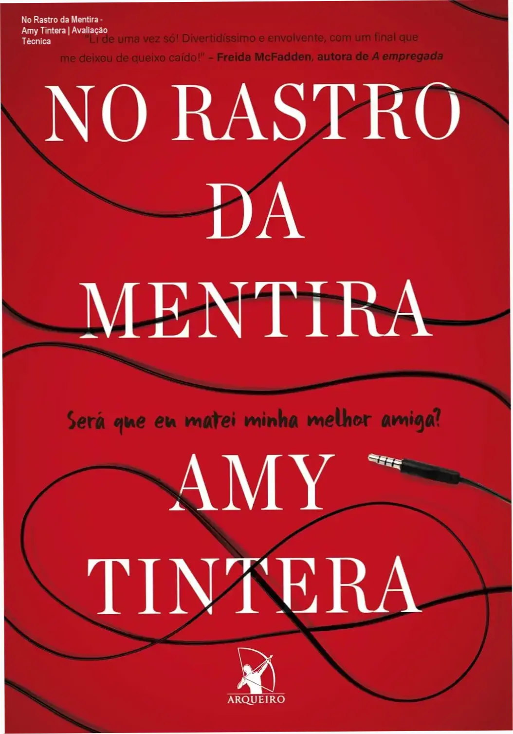 Capa do livro No Rastro da Mentira de Amy Tintera em formato digital