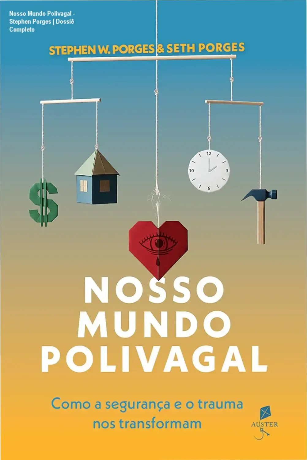 Nosso Mundo Polivagal - Stephen Porges | Dossiê Completo 1 Capa do livro Nosso Mundo Polivagal de Stephen W. Porges destacando conceitos de neurociência e regulação emocional