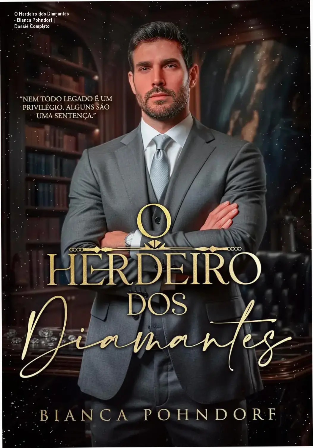 O Herdeiro dos Diamantes - Bianca Pohndorf | Dossiê Completo 1 Capa digital do eBook O Herdeiro dos Diamantes de Bianca Pohndorf