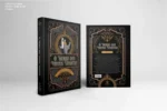 Livro O Morro dos Ventos Uivantes de Emily Brontë em edição de luxo com capa dura e detalhes em hot stamping