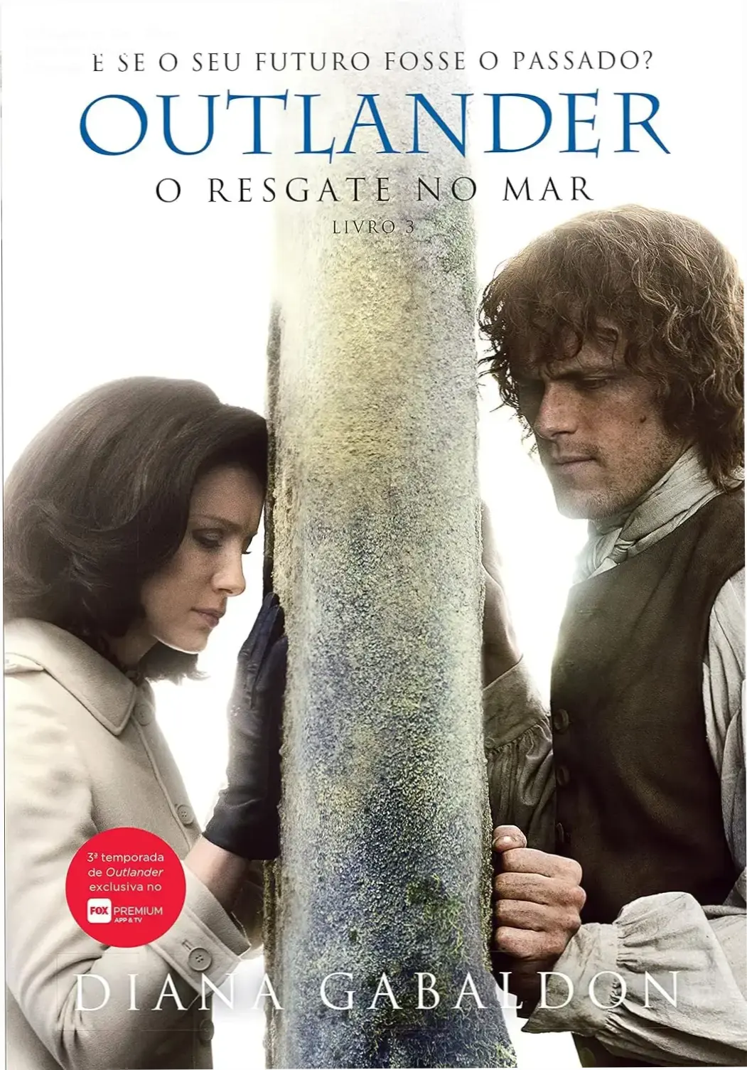 Capa do livro O Resgate no Mar de Diana Gabaldon representando o romance histórico Outlander