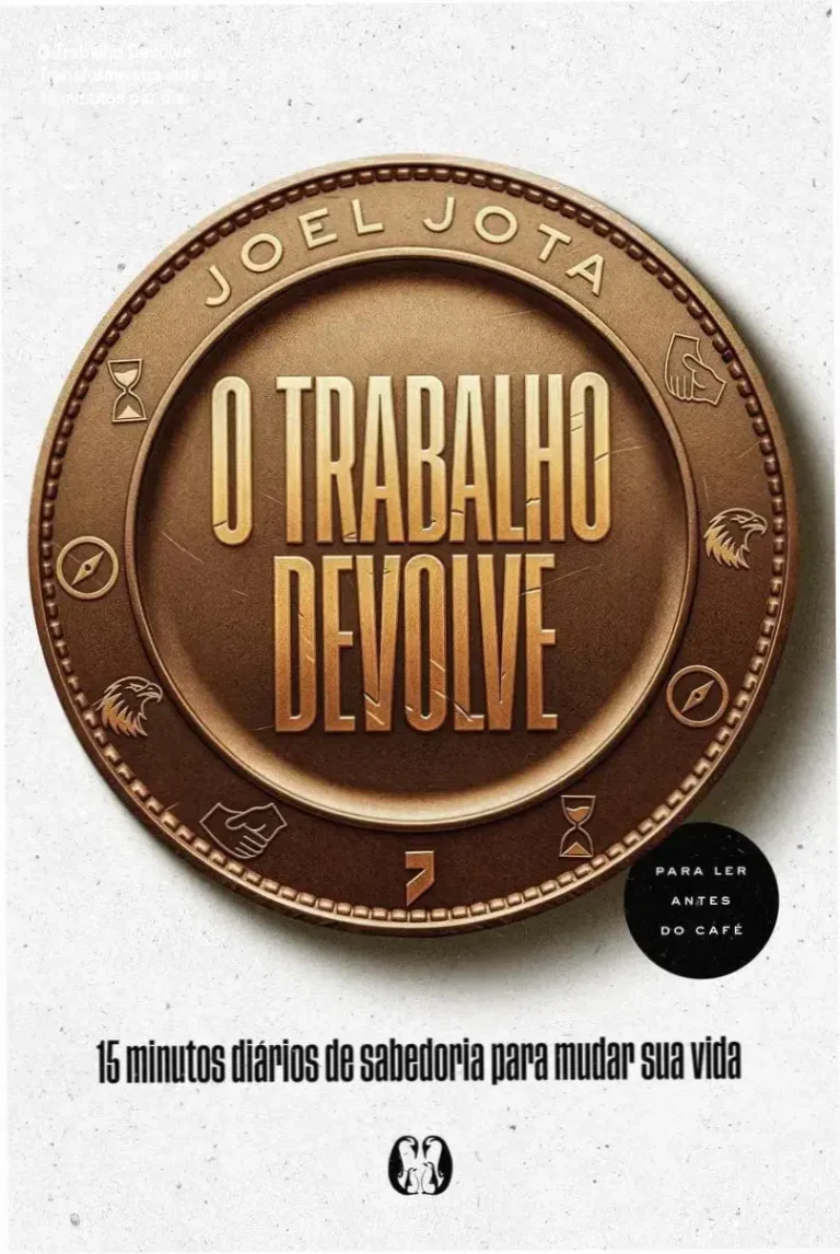 Capa do livro O Trabalho Devolve com título em destaque