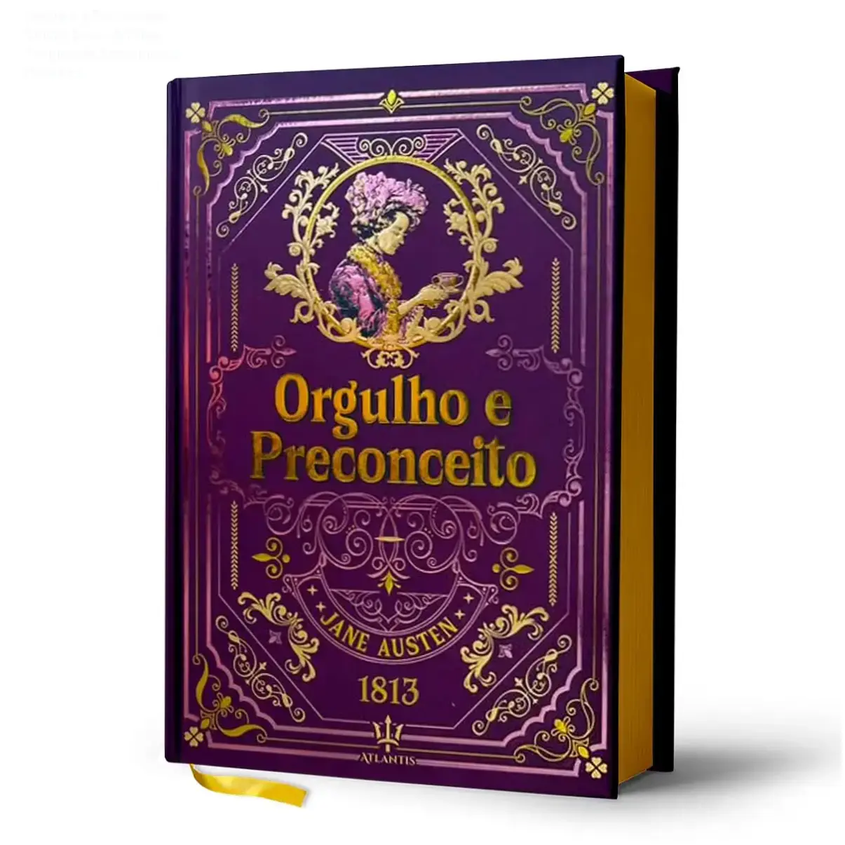 Orgulho e Preconceito Edição Luxo: Análise Técnica do Acabamento Premium 1 Orgulho e Preconceito Jane Austen bastidores acabamento interno capa dura luxo