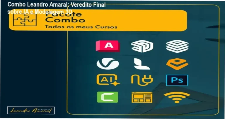 Combo Leandro Amaral: Veredito Final sobre IA e Modelagem 3D 19 Pacote Combo Leandro Amaral: bastidores do portal de cursos e app de prompts