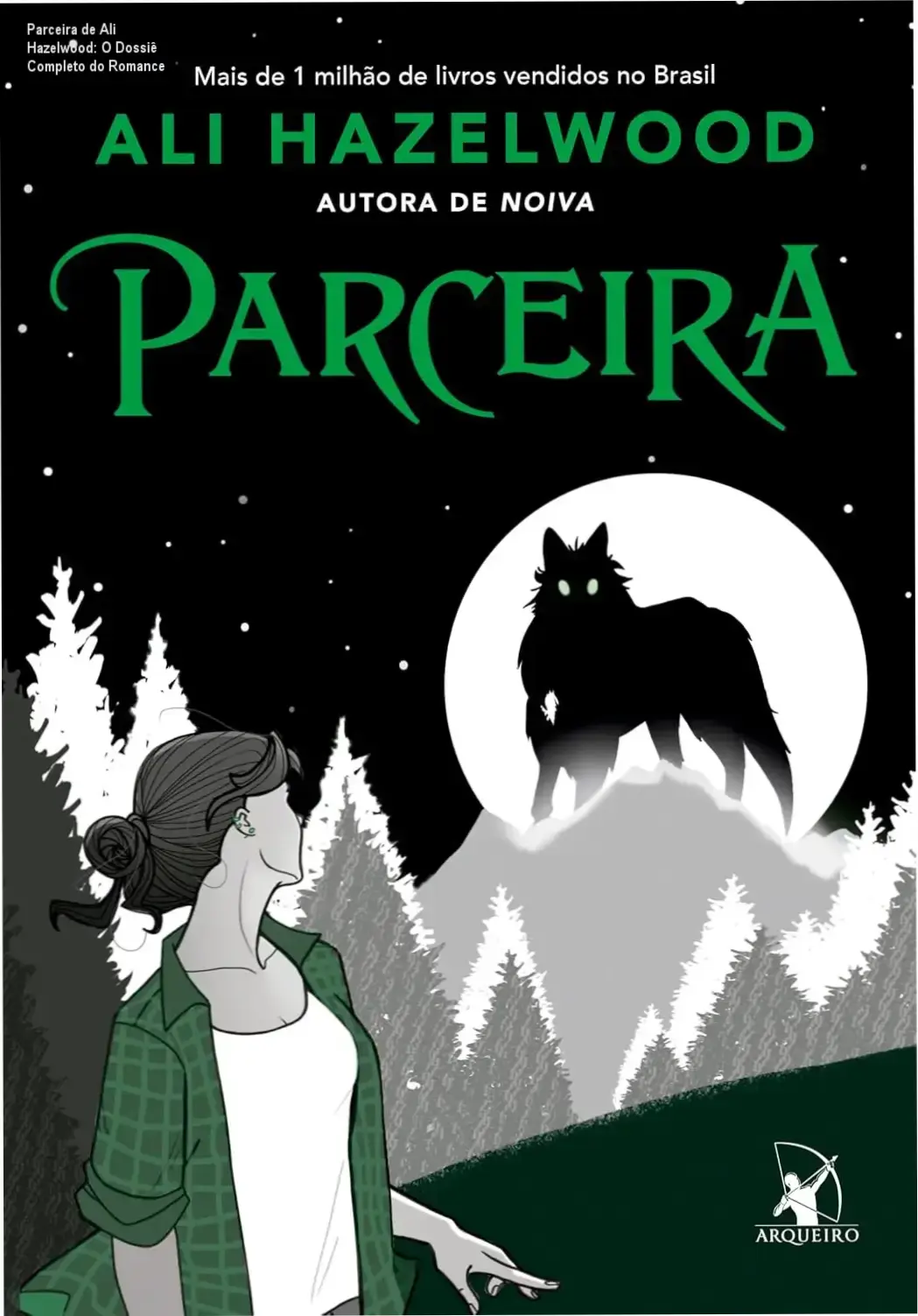 Capa do livro Parceira de Ali Hazelwood em ambiente literário