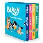 Pequena Biblioteca da Bluey On Line Editora visão interna e funcionamento