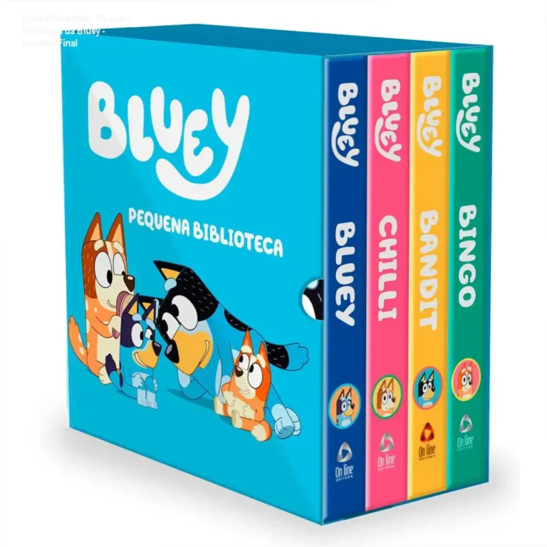 Dossiê Completo: Pequena Biblioteca da Bluey - Veredito Final 17 Pequena Biblioteca da Bluey On Line Editora visão interna e funcionamento