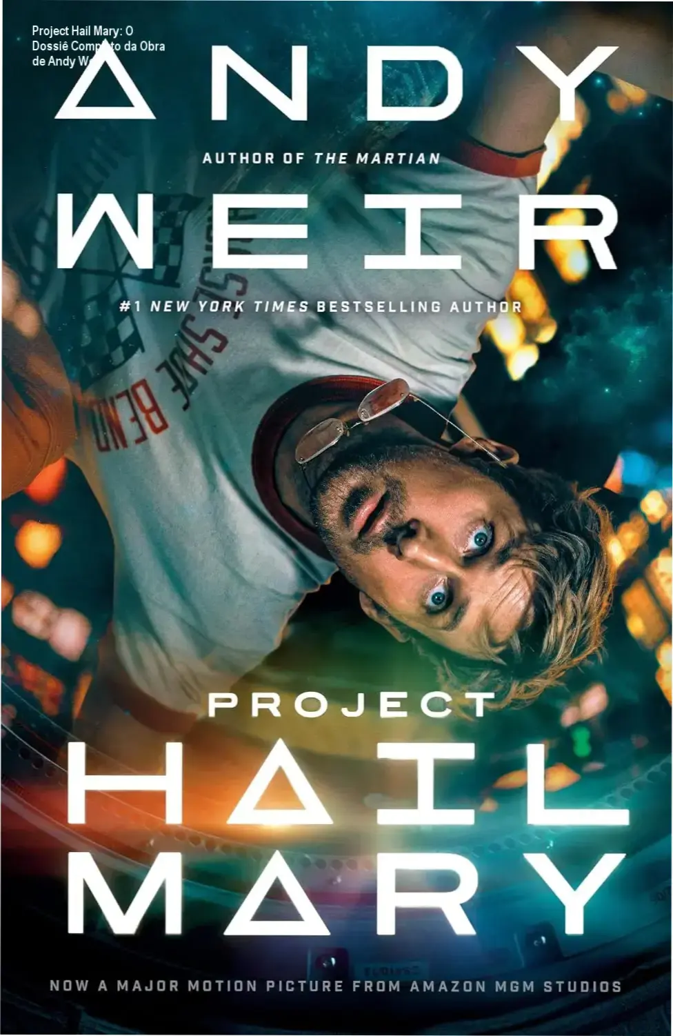 Project Hail Mary: O Dossiê Completo da Obra de Andy Weir 1 Capa digital do eBook Project Hail Mary de Andy Weir em dispositivo Kindle