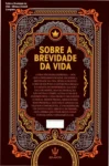 Edição de luxo em capa dura do livro Sobre a Brevidade da Vida de Sêneca com acabamento premium