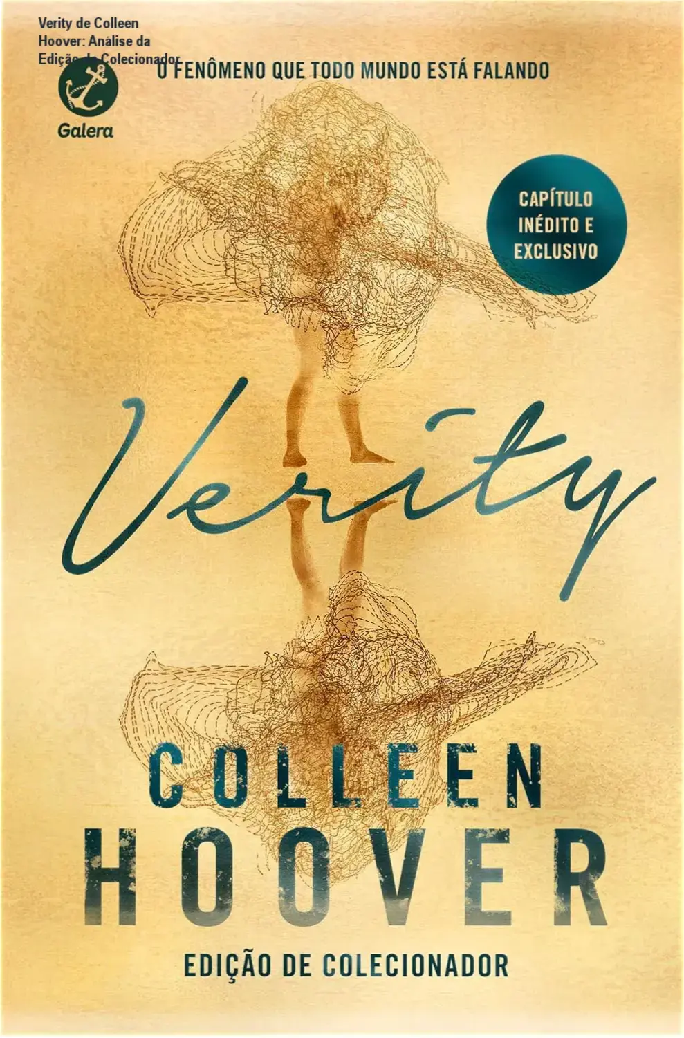 Capa do livro Verity Edição de Colecionador de Colleen Hoover em formato digital
