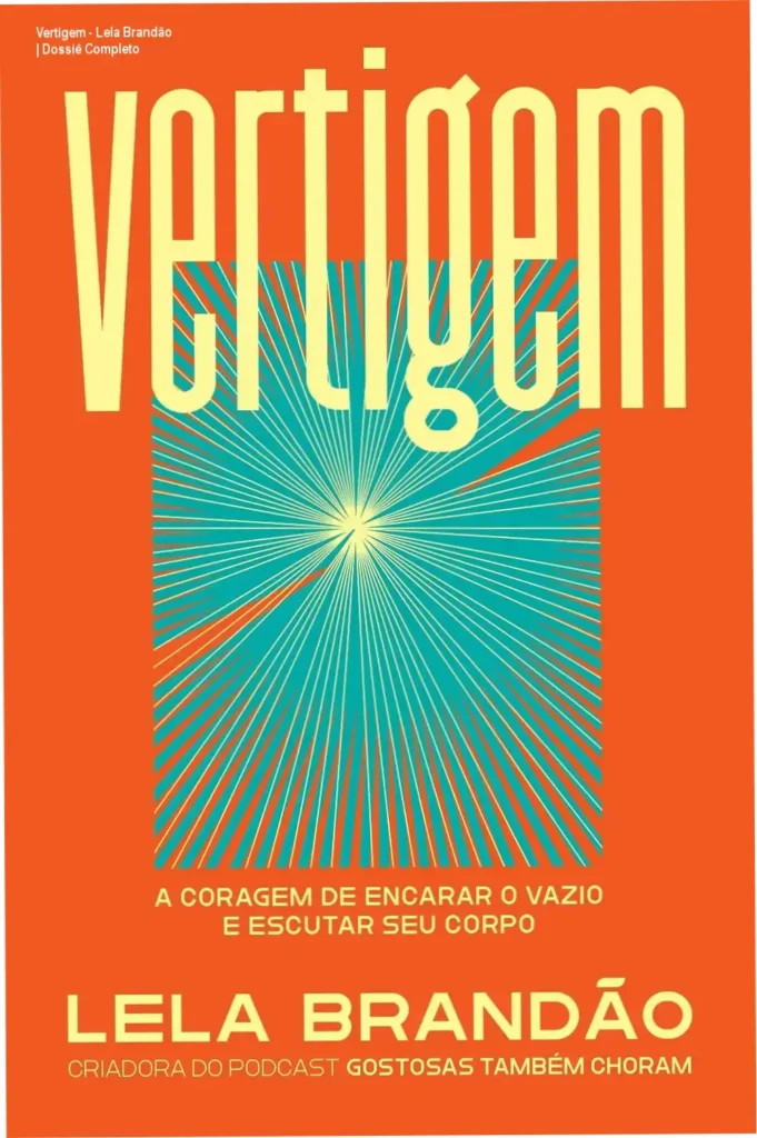Vertigem - Lela Brandão | Dossiê Completo 1 Capa do livro Vertigem de Lela Brandão sobre reconexão corporal e saúde mental feminina