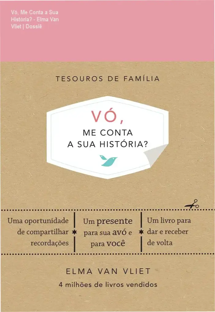 Capa do livro Vó, me conta a sua história? de Elma Van Vliet em ambiente acolhedor