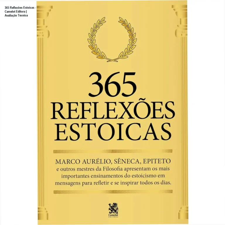 Capa do livro 365 Reflexões Estoicas da Camelot Editora sobre resiliência