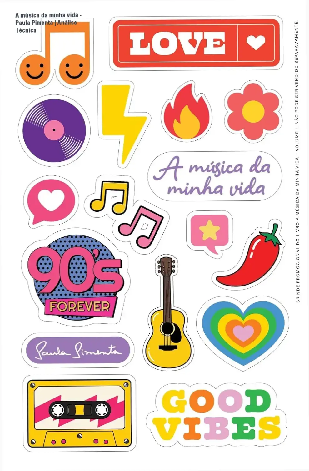 Capa do livro A música da minha vida de Paula Pimenta, Volume 1