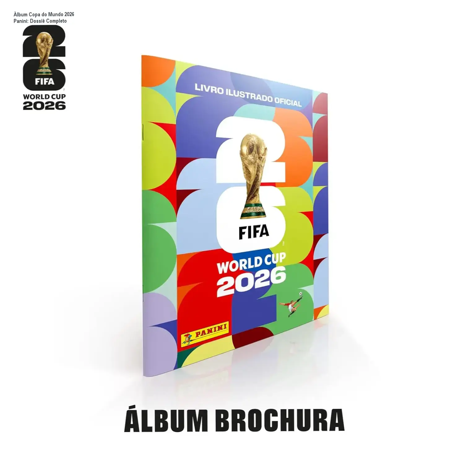 Capa do Álbum Oficial da Copa do Mundo FIFA 2026 da Panini em português