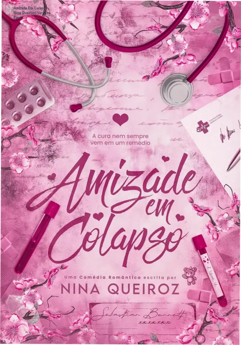 Capa do ebook Amizade Em Colapso de Nina Queiroz, romance médico