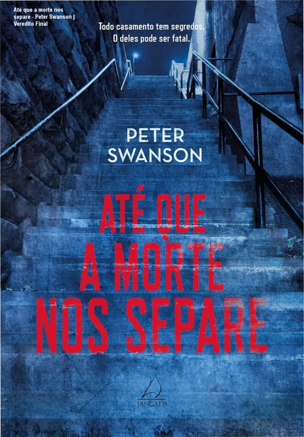 Capa do ebook Até que a morte nos separe de Peter Swanson em dispositivo digital