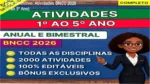 Atividades BNCC 2026 do 1º ao 5º ano: visão interna do material editável e planos de aula