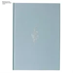Bíblia NVI Econômica capa dura azul Tulipa da Thomas Nelson Brasil em close detalhado