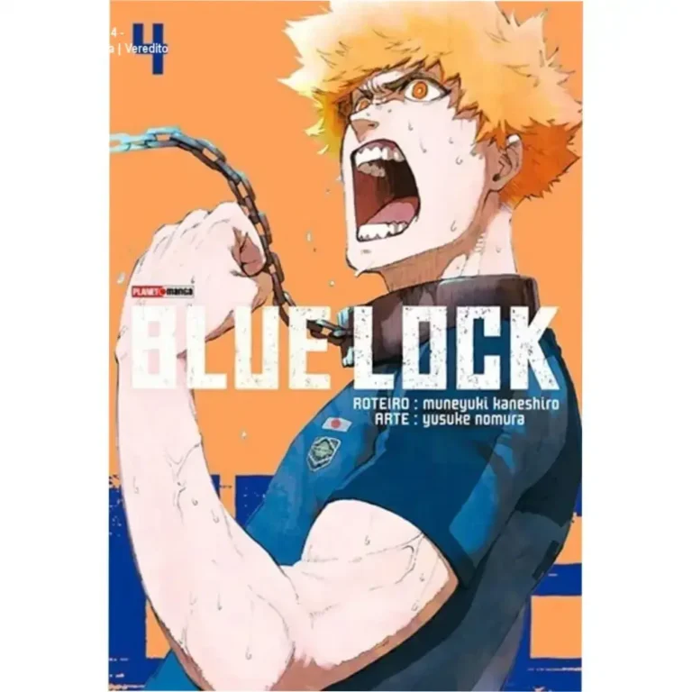 Capa do mangá Blue Lock Volume 4 ilustrada por Yusuke Nomura