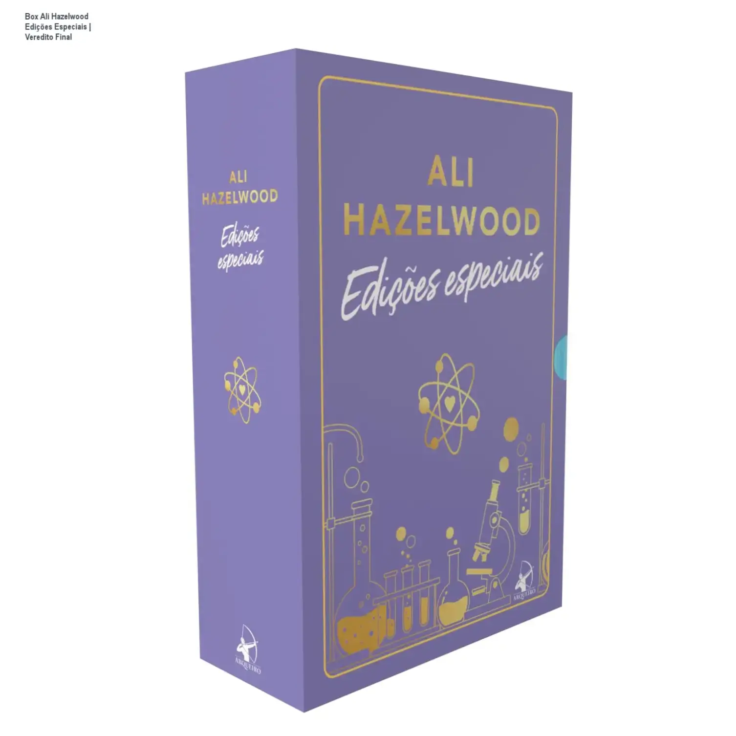 Box Ali Hazelwood Edições Especiais | Veredito Final 1 Box de edições especiais de Ali Hazelwood com capa dura e pintura trilateral