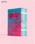 Capa do Box Amores Improváveis de Elle Kennedy com acabamento especial e dupla lombada