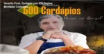 Cardápio com 500 Opções Montadas de Fernando Donizete Lima: visão interna do material digital