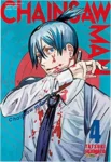 Capa do mangá Chainsaw Man Volume 4 de Tatsuki Fujimoto edição Panini