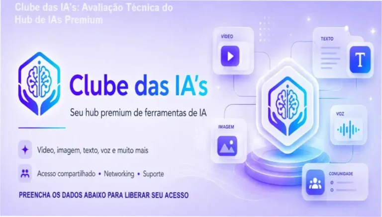 Clube das IA's: Avaliação Técnica do Hub de IAs Premium 12 Clube das IA's bastidores e funcionamento do ecossistema de ferramentas