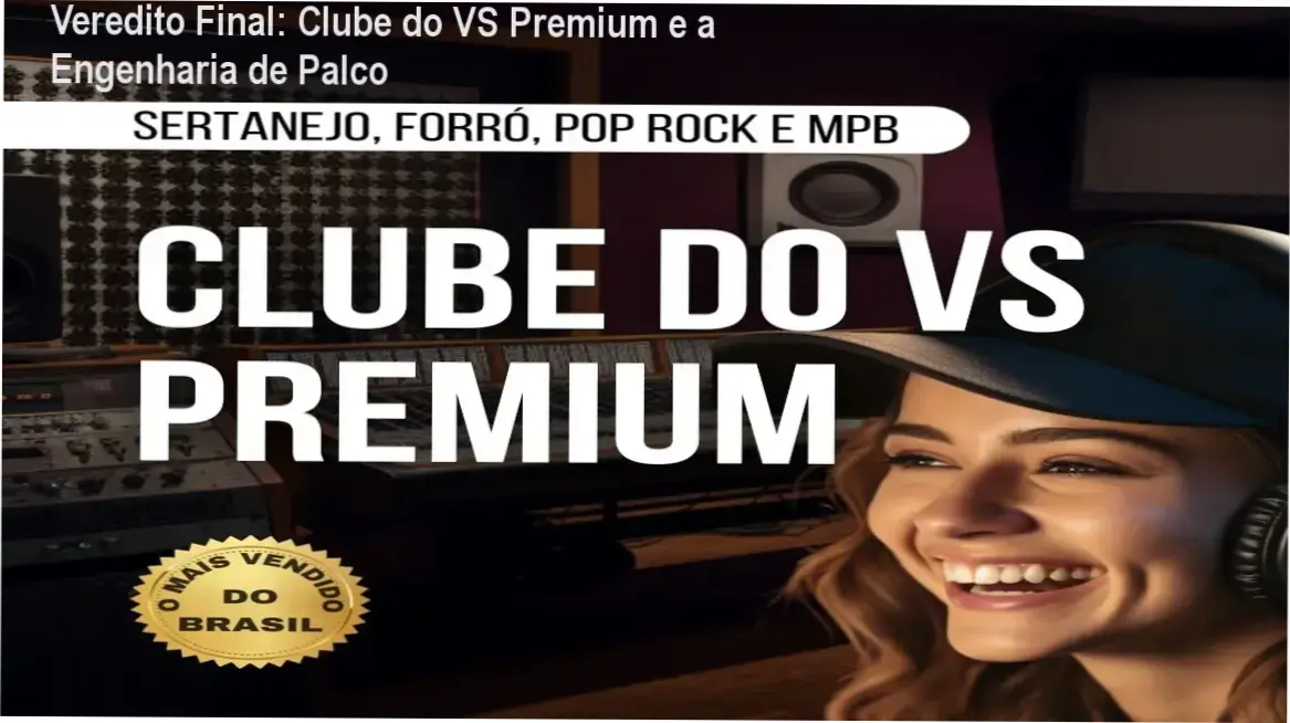 Veredito Final: Clube do VS Premium e a Engenharia de Palco 1 Clube do VS Premium Oficial: bastidores da plataforma e funcionamento do sistema de multitracks