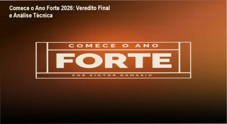 Comece o Ano Forte 2026: Veredito Final e Análise Técnica 5 Victor Damásio Comece o Ano Forte 2026 bastidores e funcionamento