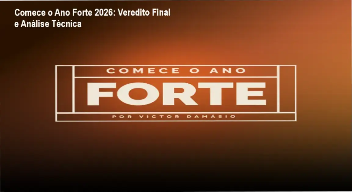 Comece o Ano Forte 2026: Veredito Final e Análise Técnica 1 Victor Damásio Comece o Ano Forte 2026 bastidores e funcionamento