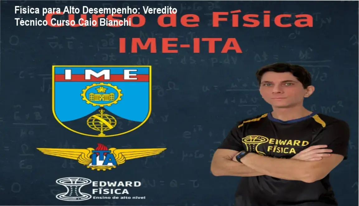 Curso Completo de Física Caio Bianchi bastidores e funcionamento da plataforma