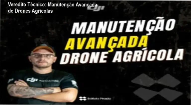 Curso Avançado de Manutenção de Drones Agrícolas e bastidores do reparo de placas DJI